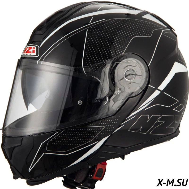 Шлем NZI COMBI 2 DUO GRAPHICS SWORD BLACK&WHITE Шлем NZI COMBI 2 DUO GRAPHICS SWORD BLACK&WHITE
