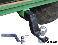 Фаркоп с шаром 50 мм, занижение 2&quot; (50 мм) (Комплект с установкой)