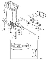 Корпус ведущего вала 2-Х ТАКТНОГО ПЛМ MERCURY 55 Серийный номер от 0G760300 до 0T979999