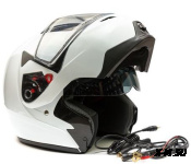 Шлем G-339 WHITE GLOSSY+ Зимний комплект ELECTRIC для шлема