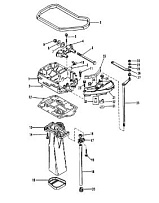 Выхлопная труба 2-Х ТАКТНОГО ПЛМ MERCURY 75 Серийный номер от 0C222000 до 0D283221