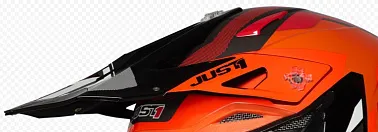 Козырек для шлема JUST1 J39 REACTOR Hi-Vis оранжевый/черный